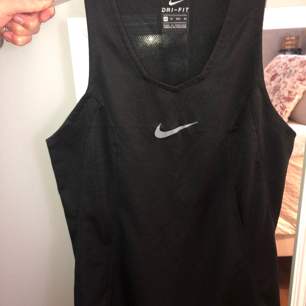 Nike black workout tank top